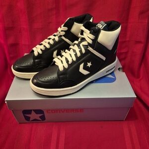 Converse Black and White High-Top Sneakers